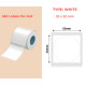 50mm round white Polypropylene (water proof, tear proof and oil proof) thermal labels 580/roll